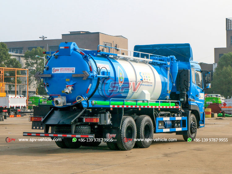 DONGFENG 12,000 Litres  Sewer Cleaning Truck - Rear Right